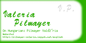 valeria pilmayer business card